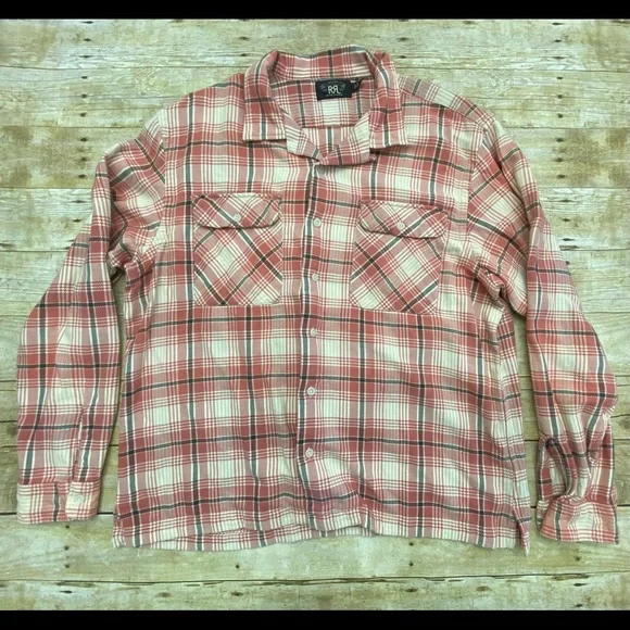 Ralph Lauren RRL Plaid Twill Camp Shirt - Picture 3 of 6